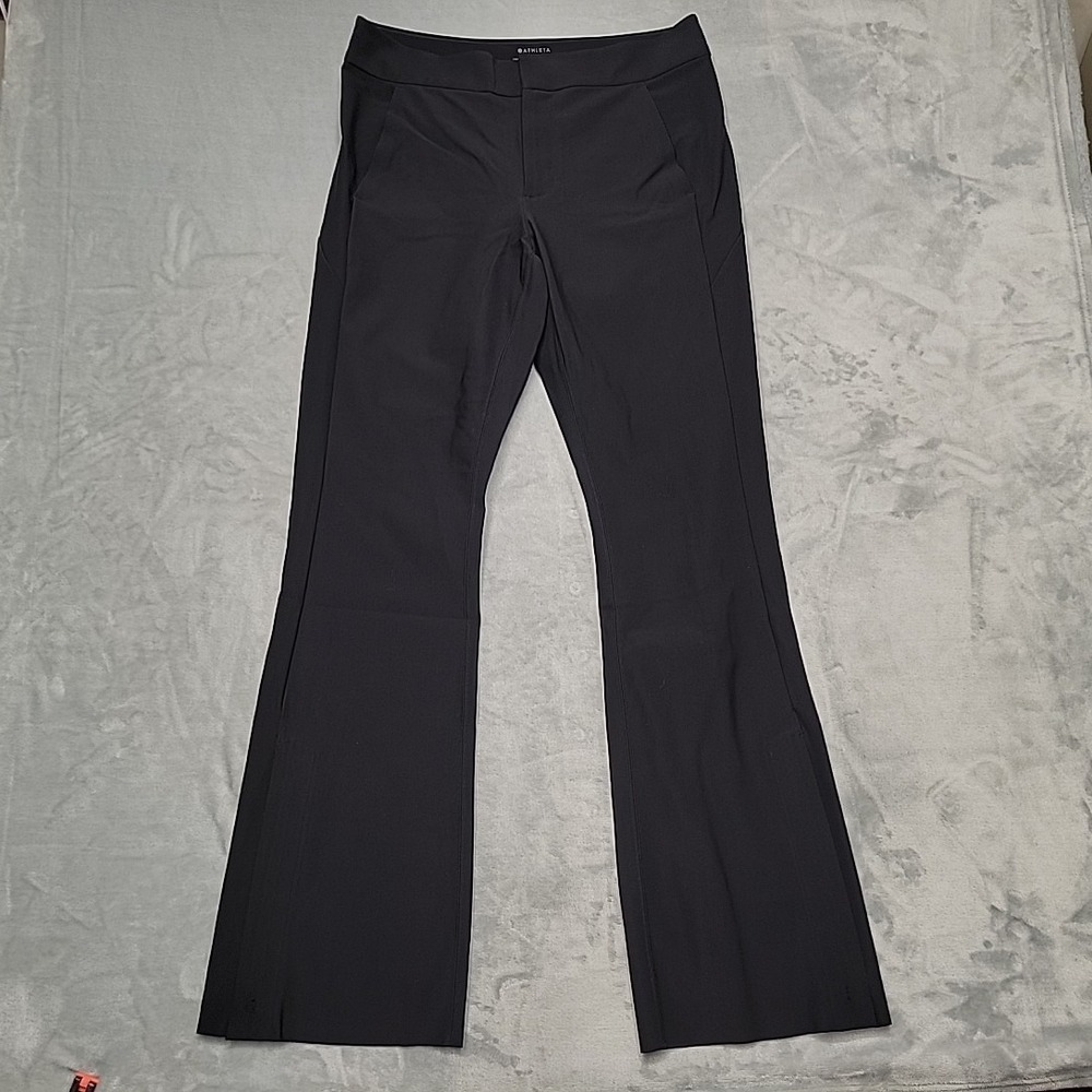 Athleta Stellar Flare Trouser Womens 12 Black Stellar Flare Trouser Yoga Work